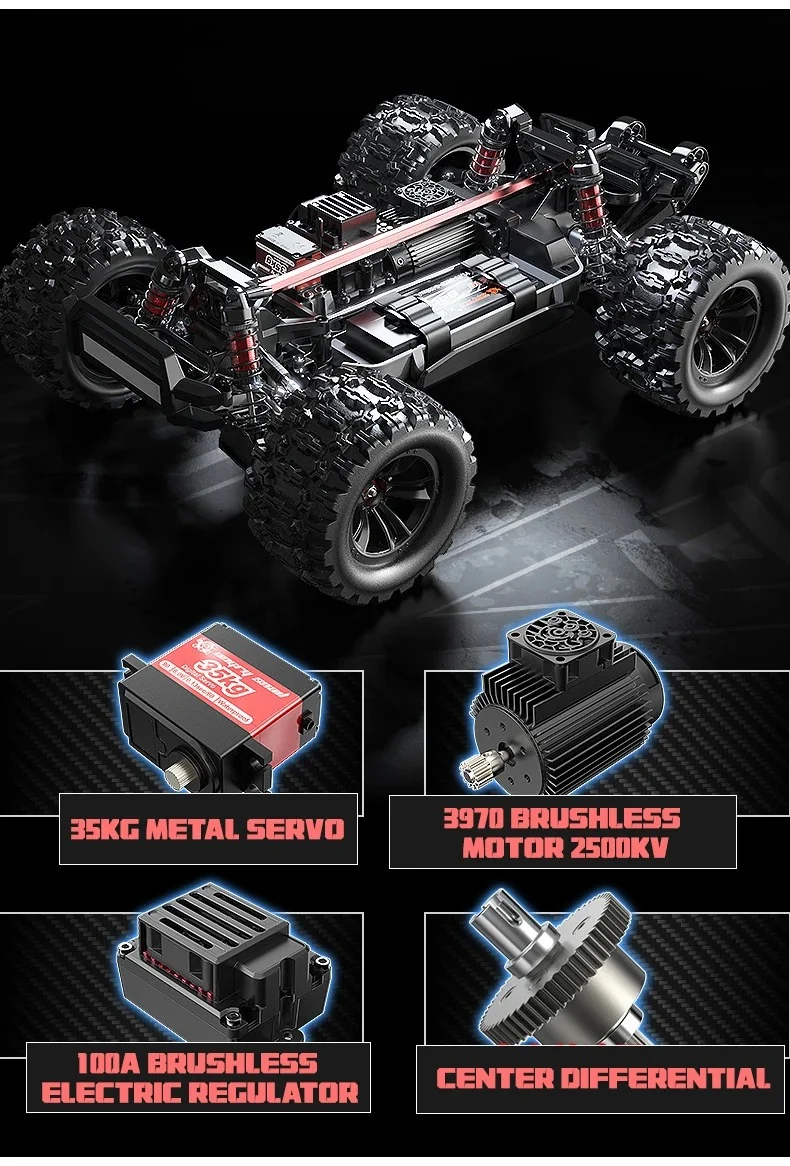 MJX Hyper Go 10208 V2 Little Monster 3S 4S Brushless (2)