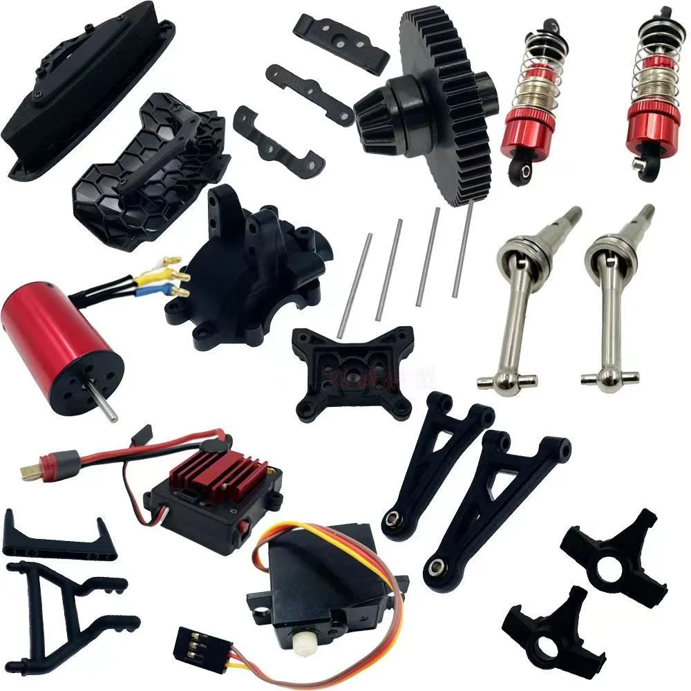 thumbnail image 2 of ZDingTech Upgrade Metal Body Pillars For 1/14 MJX Hyper Go H14BM 14209 14210 Parts Upgrades Body Pillars,for Hyper Go 14280B 14281B Front Rear Body Pillars Upgrades Shell Bracket 2 of 10